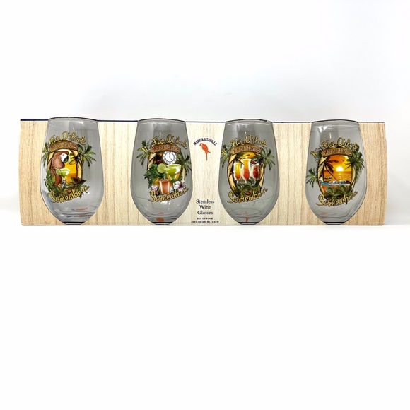 Margaritaville Dining Stemless Winewater Glasses Margaritaville Its